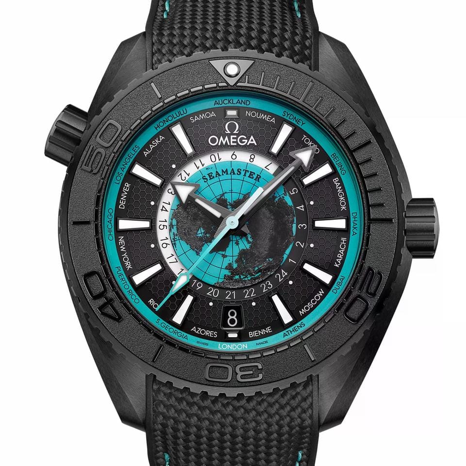 Omega Seamaster Planet Ocean Worldtimer600m Master 45mm 215.92.46.22.01.006