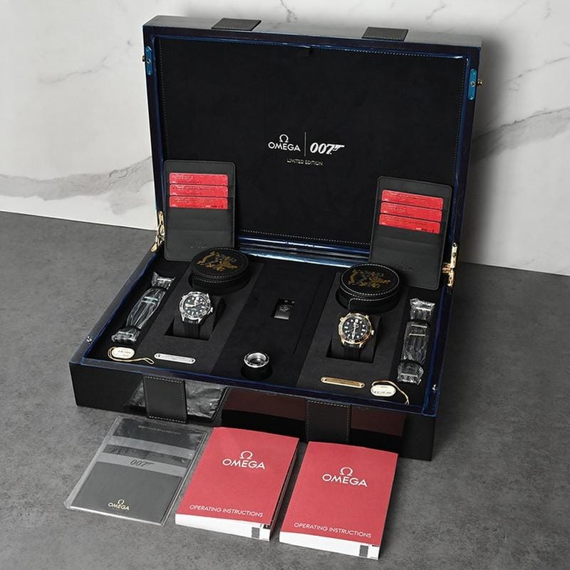 Omega Seamaster Diver 300 MJames Bond Limited Edition 210.62.42.20.01.001 / 210.22.42.20.01.003 Full Set
