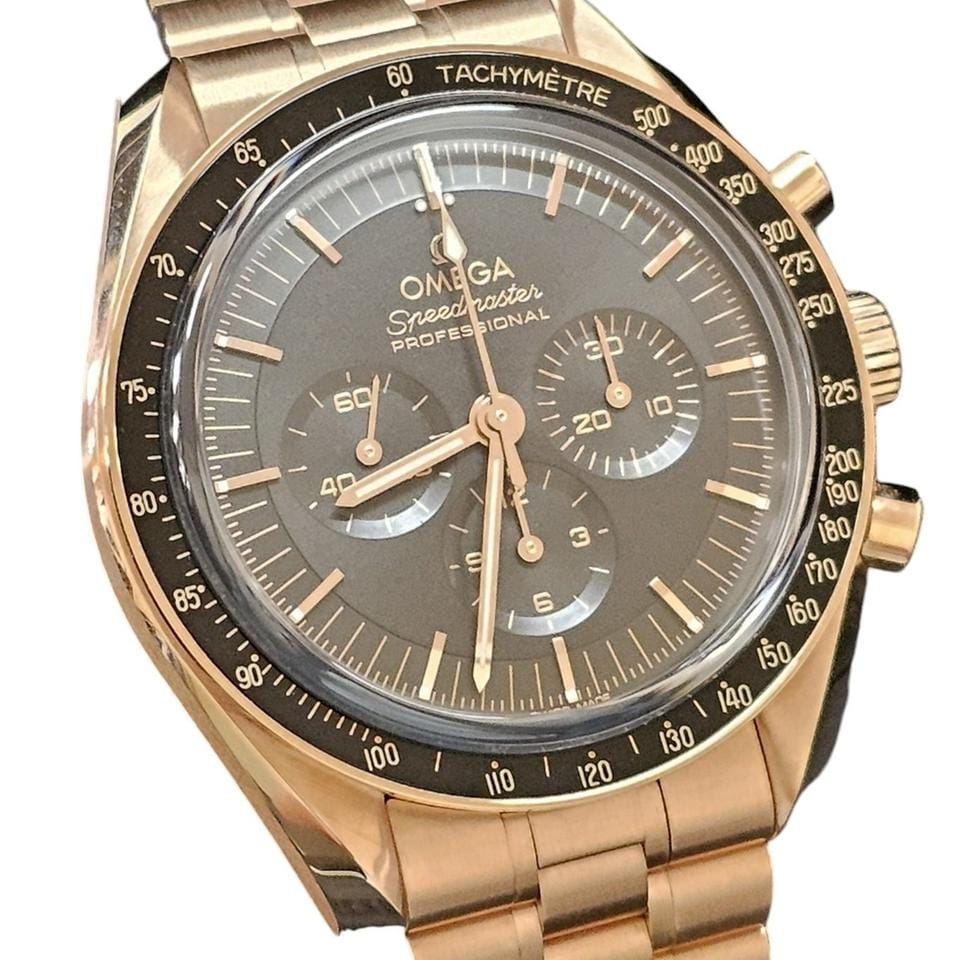 Omega Speedmaster Professional Moonwatch18 K Sedna Gold Moonwatch Co-Axial Master Chronometer