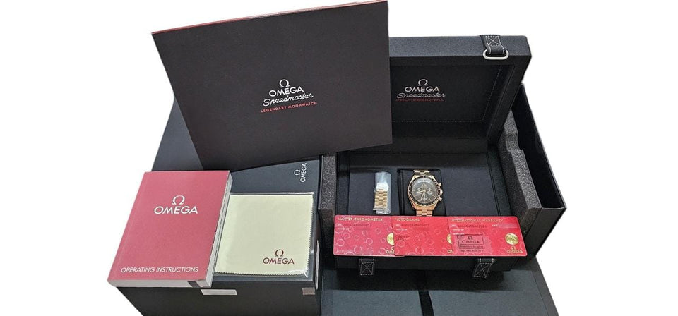 Omega Speedmaster Professional Moonwatch18 K Sedna Gold Moonwatch Co-Axial Master Chronometer