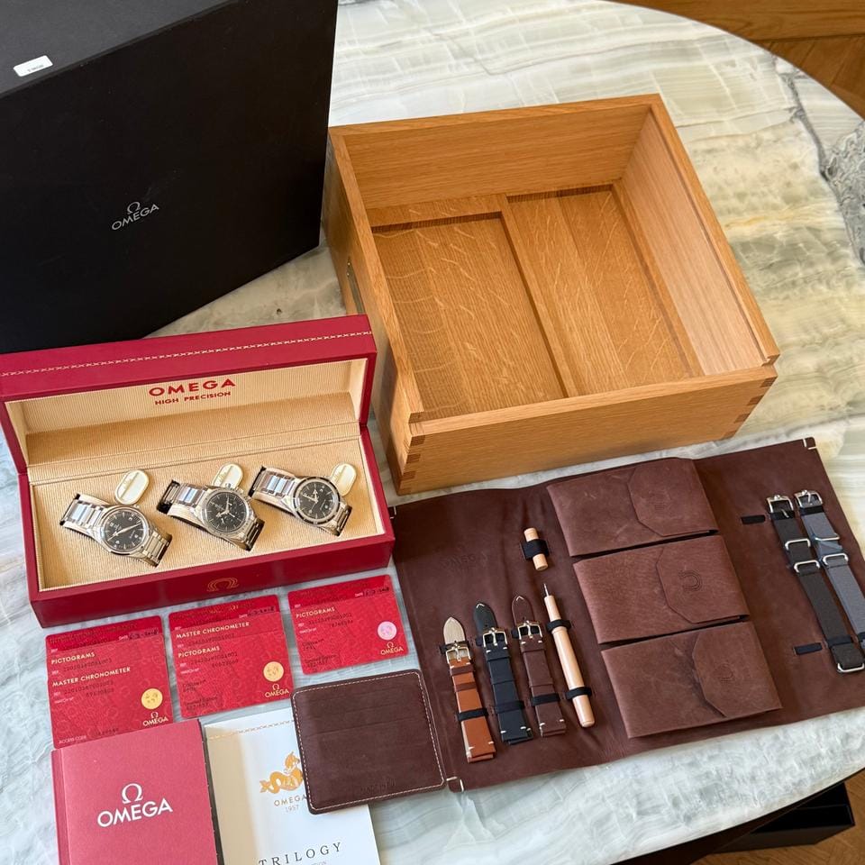 Omega Speedmaster Limited Edition Trilogy Set 1957 Like new
