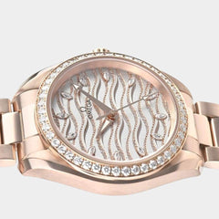 Omega Seamaster Aqua Terra Diamonds / Sedna gold / 34 mm / 220.55.34.20.99.006