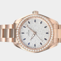Omega Seamaster Aqua Terra Diamonds / Rose gold / 34 mm / 220.55.34.20.99.002
