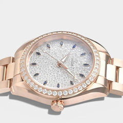 Omega Seamaster Aqua Terra Diamonds / Rose gold / 34 mm / 220.55.34.20.99.002