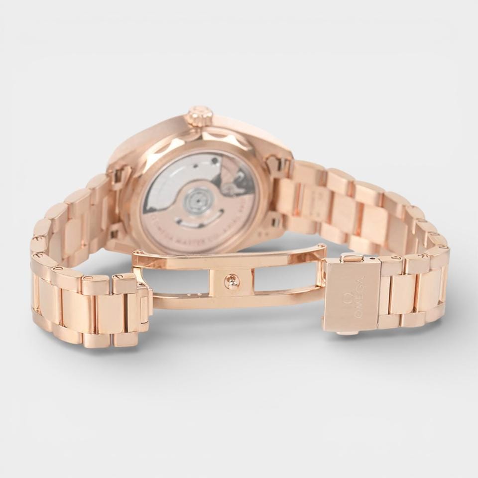Omega Seamaster Aqua Terra Diamonds / Rose gold / 34 mm / 220.55.34.20.99.002