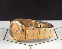 Omega Constellation29mm Constellation 18 K Yellow Gold Diamond Dial Watch 131.55.29.20.58.001