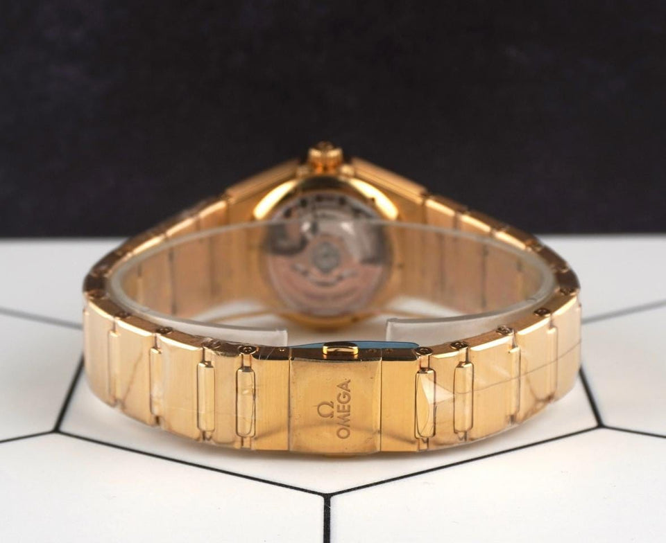 Omega Constellation29mm Constellation 18 K Yellow Gold Diamond Dial Watch 131.55.29.20.58.001
