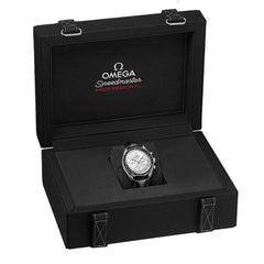 Omega Speedmaster Professional Moonwatch18k White Gold Silver Dial Watch 310.63.42.50.02.001 Complete Full Set