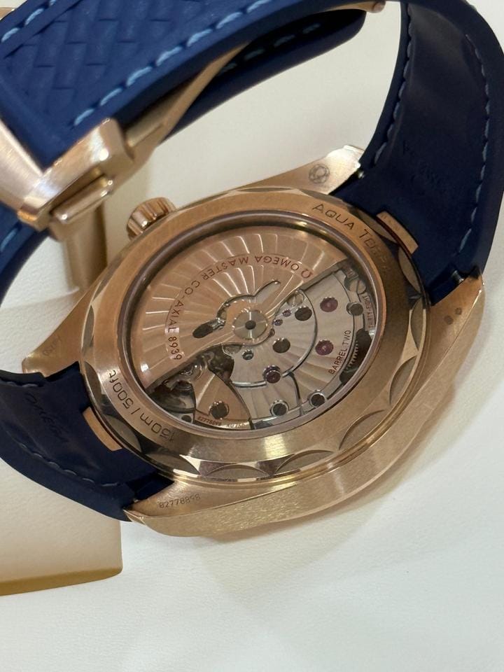 Omega Seamaster Aqua Terra150m Master Chronometer Gmt March 2025 new full box and warranty
