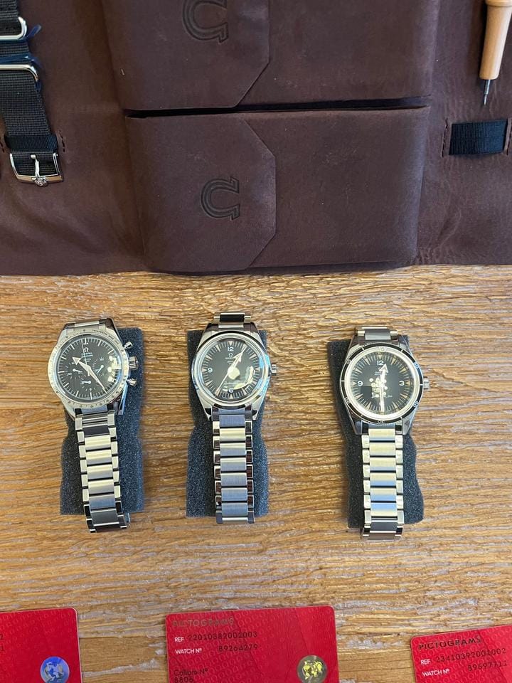 Omega Speedmaster Trilogy set 1957 ongedragen