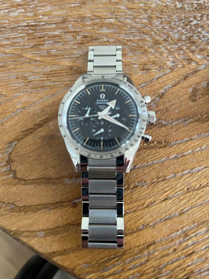 Omega Speedmaster Trilogy set 1957 ongedragen