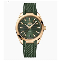 Omega Seamaster Aqua Terra150 M Moonshine Gold Green Dial NEW UNWORN