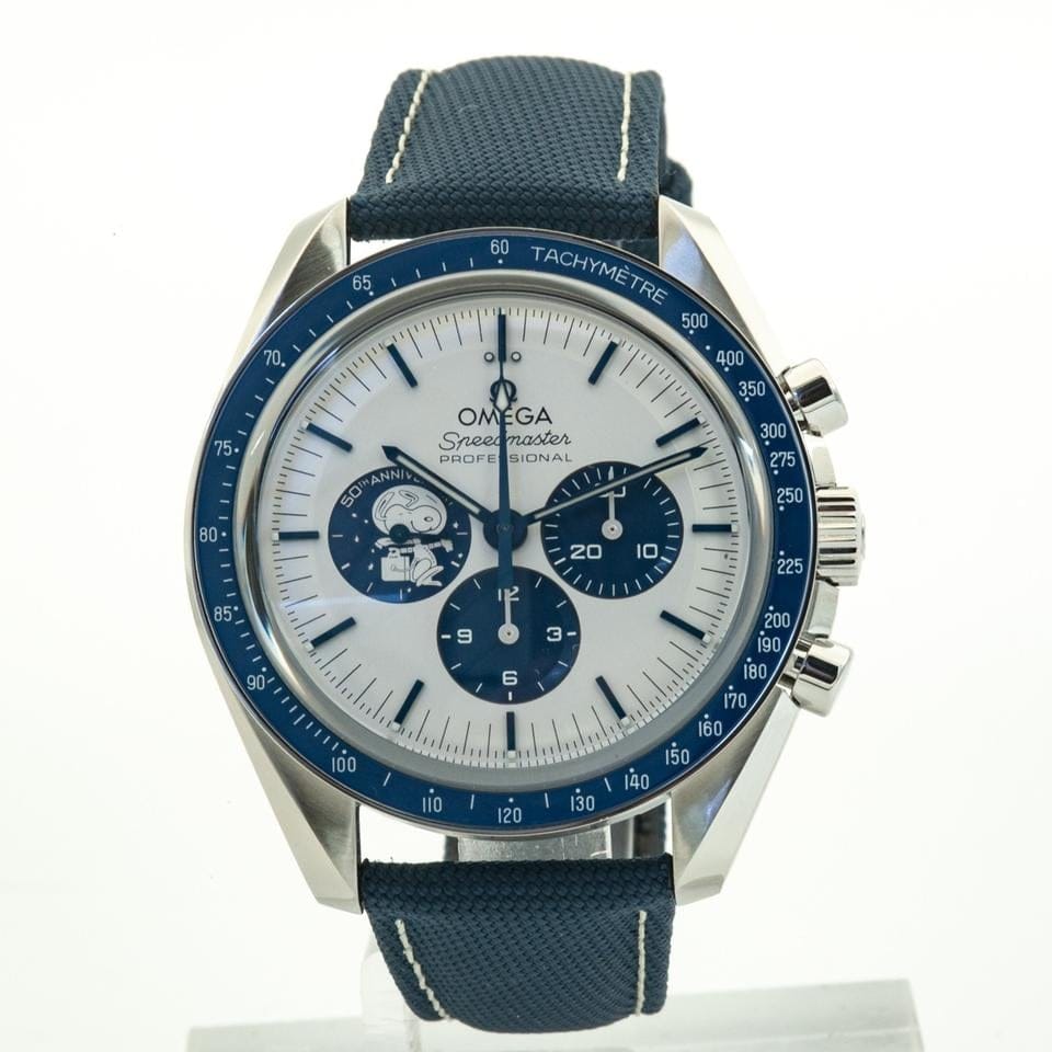 Omega Speedmaster Professional Moonwatch Silver Snoopy Award 50th New 42mm Ref. 310.32.42.50.02.001 Year 2024