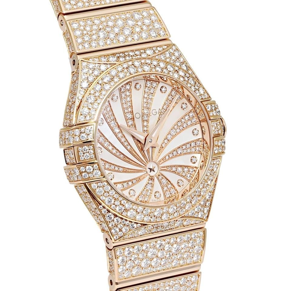 Omega Constellation Quartz123.55.27.60.55.009 Quartz Red gold New