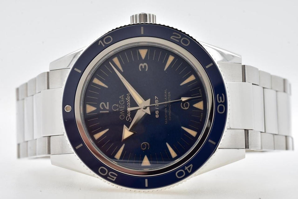 Omega Seamaster 300 Professional Chronometer 23390412103002 950 Pt Platinum Limited Edition
