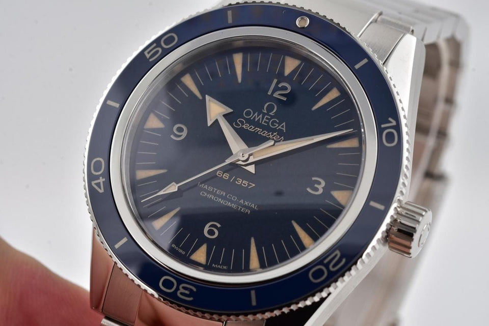 Omega Seamaster 300 Professional Chronometer 23390412103002 950 Pt Platinum Limited Edition