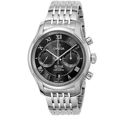 Omega De Ville Hour Vision Black Parallel Import 5 Year Warranty 431.10.42.51.01.001