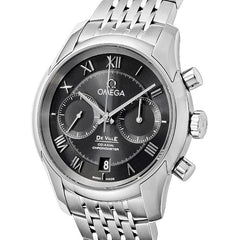 Omega De Ville Hour Vision Black Parallel Import 5 Year Warranty 431.10.42.51.01.001