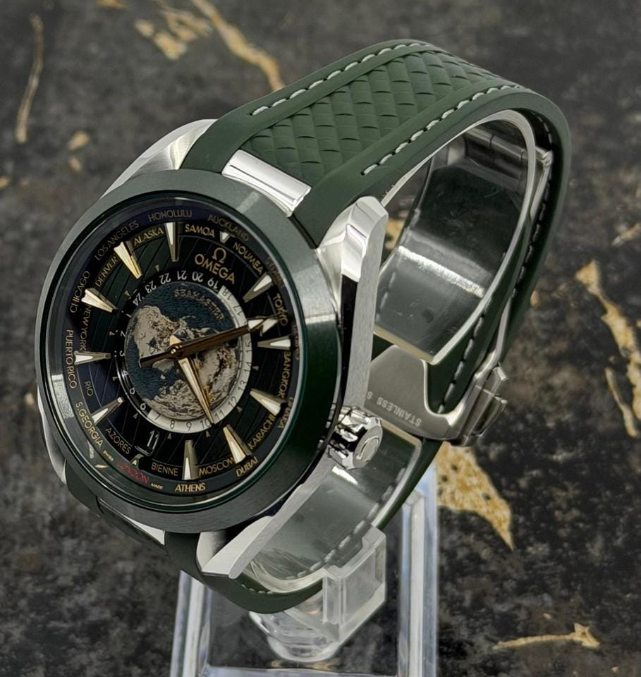 Omega New 2026 - Seamaster Aqua Terra 150 M 43 mm - Worldtimer - Green