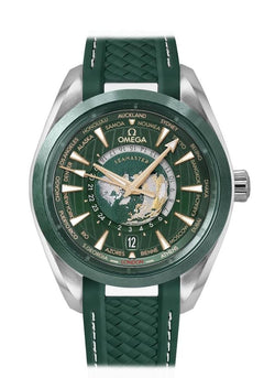 Omega Seamaster Aqua Terra 150 M 43mm Steel Case Green Dial Rubber strap 220.32.43.22.10.001 NEW - Warranty start: 2026