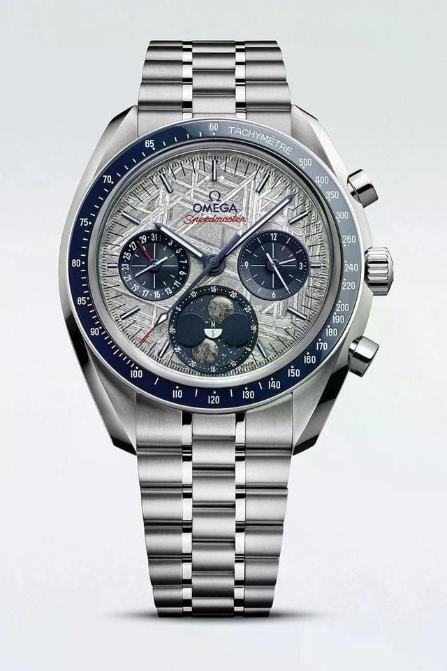 Omega New 2026 - Speedmaster Moonphase Meteorite Dial - 304.30.43.52.06.001