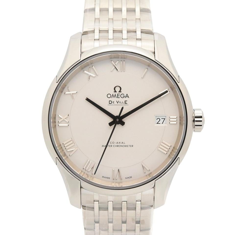 Omega De Ville Hour Vision Wrist Watch 433.10.41.21.02.001 Automatic SS NEW mens