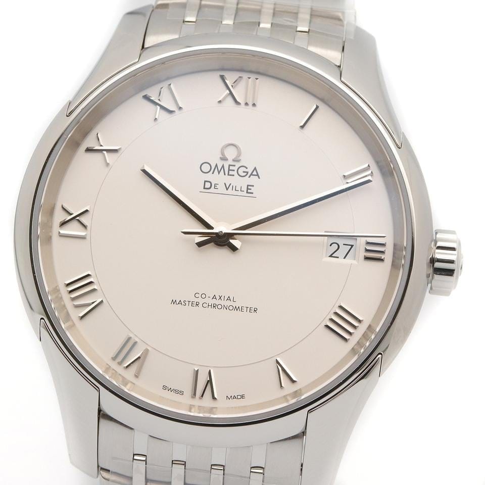 Omega De Ville Hour Vision Wrist Watch 433.10.41.21.02.001 Automatic SS NEW mens