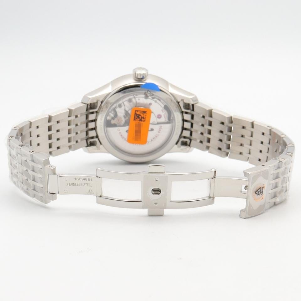 Omega De Ville Hour Vision Wrist Watch 433.10.41.21.02.001 Automatic SS NEW mens