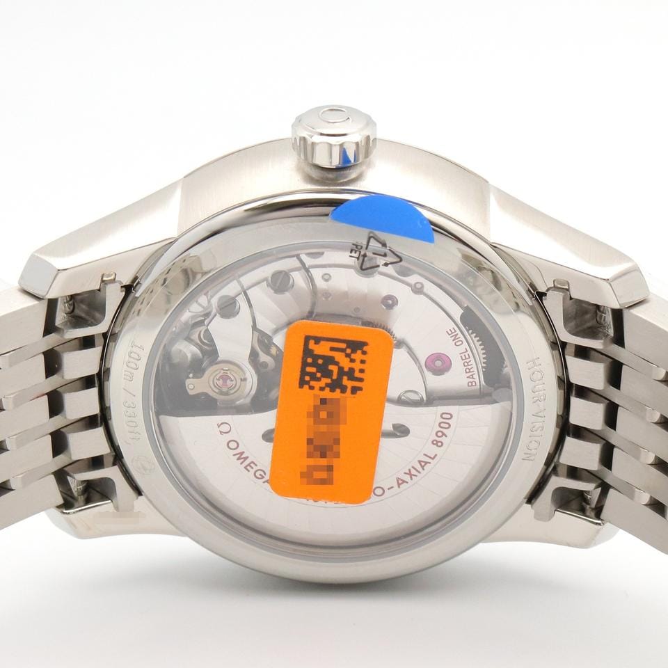 Omega De Ville Hour Vision Wrist Watch 433.10.41.21.02.001 Automatic SS NEW mens