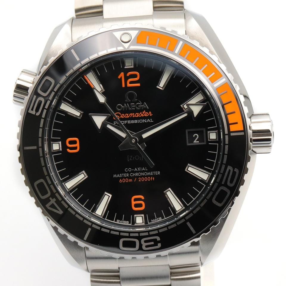 Omega Seamaster Planet Ocean Wrist Watch Automatic SS NEW mens
