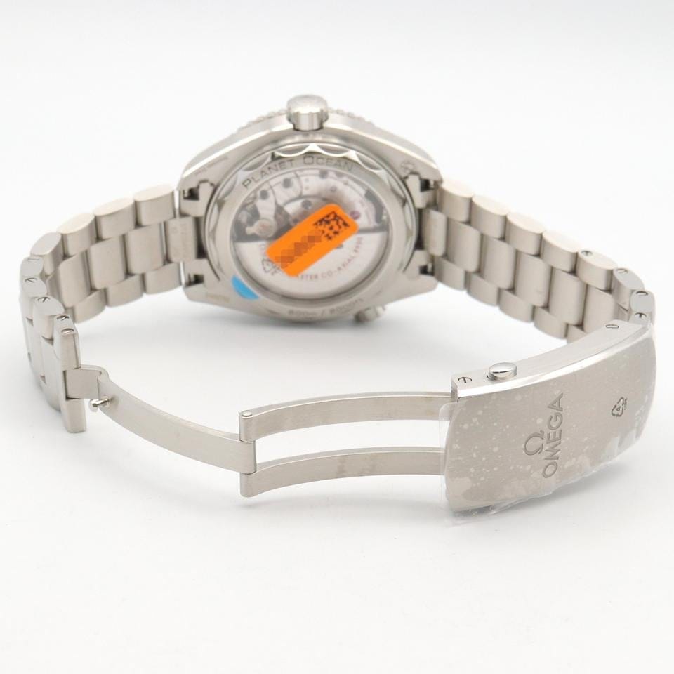 Omega Seamaster Planet Ocean Wrist Watch Automatic SS NEW mens