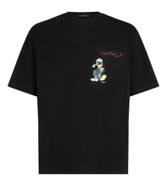 Karl Lagerfeld  Men Black Disney X KL Pocket T-Shirt