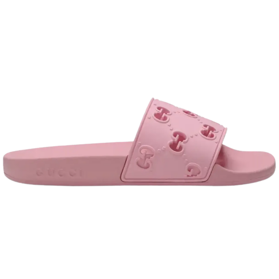 Gucci Wmns GG Slide Rubber 'Pink'