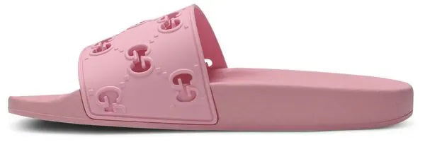 Gucci Wmns GG Slide Rubber 'Pink'