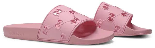 Gucci Wmns GG Slide Rubber 'Pink'