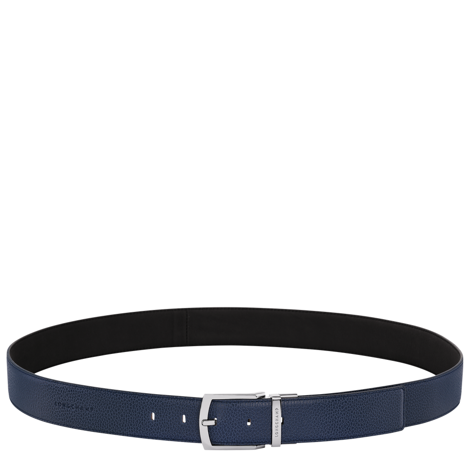 Longchamp Le Foulonné Men's belt Navy/Black