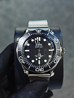Omega Seamaster Diver 300 MBasel one Seamaster Diver 300m Black dial milan strap 5 years international warranty