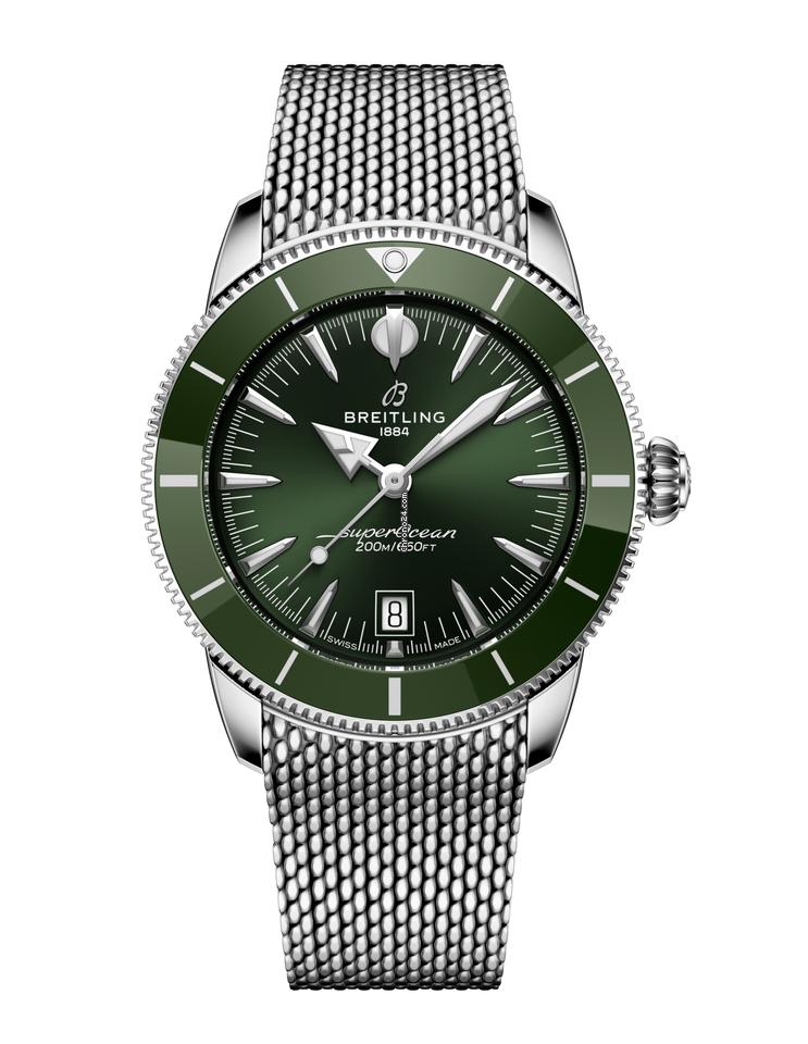 Breitling Superocean Heritage 42 B31 Automatic 42 - Grün Full Set Full Warranty