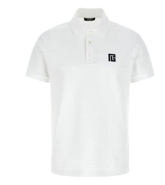 Embroidered Logo Polo White