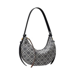 Tory Burch T Monogram Romy Half Moon Bag Tory Navy