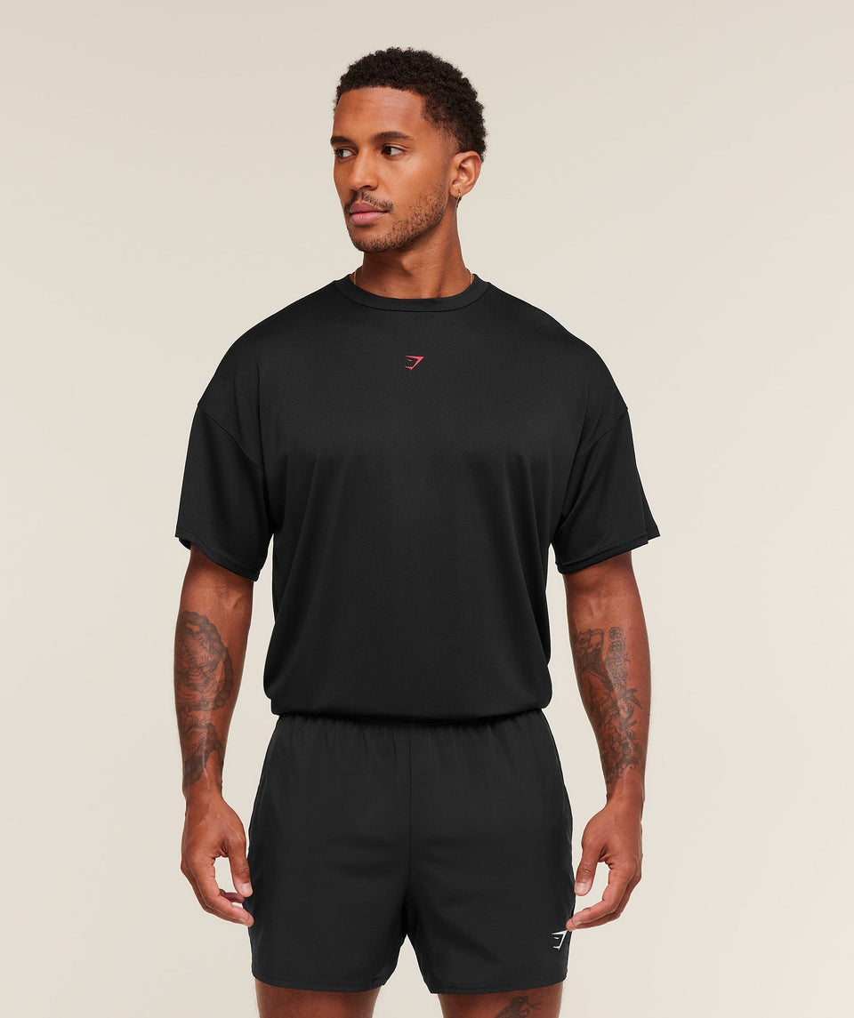 Gymshark Hybrid Athlete T-Shirt - GS Black