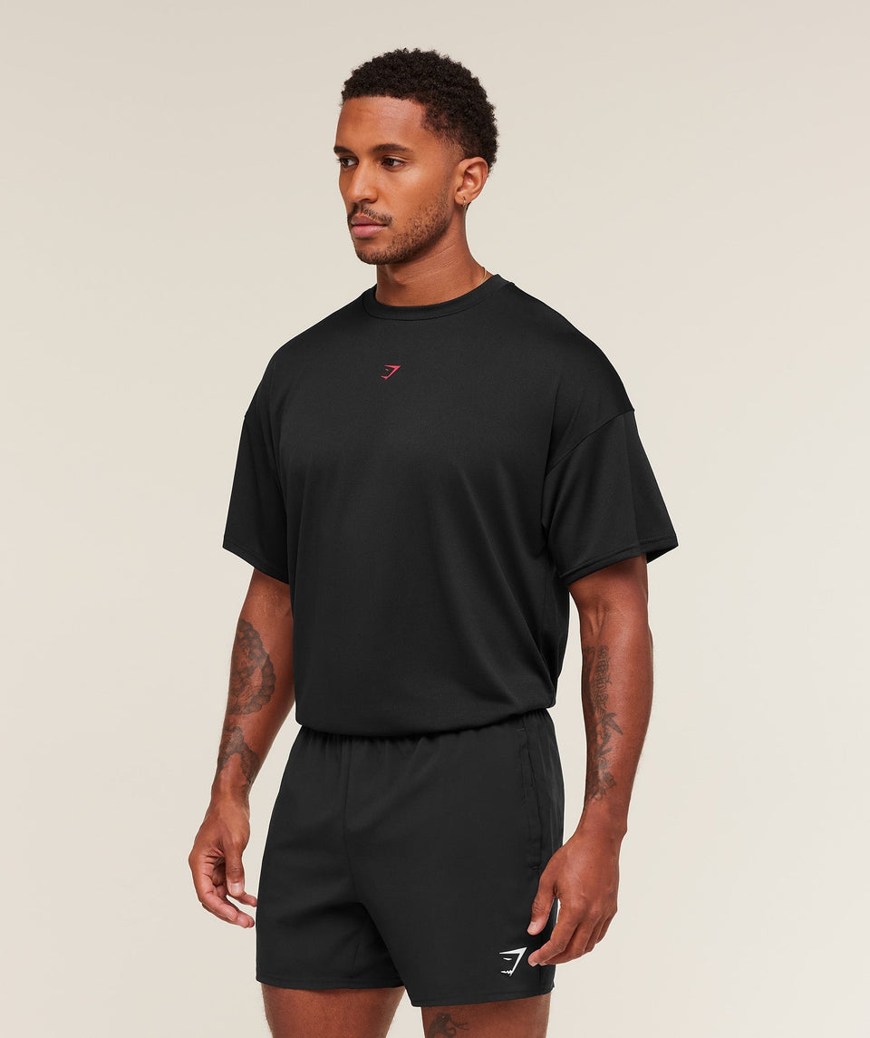 Gymshark Hybrid Athlete T-Shirt - GS Black