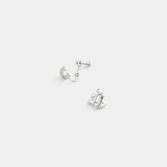 Sculpted C Clip-On Earrings