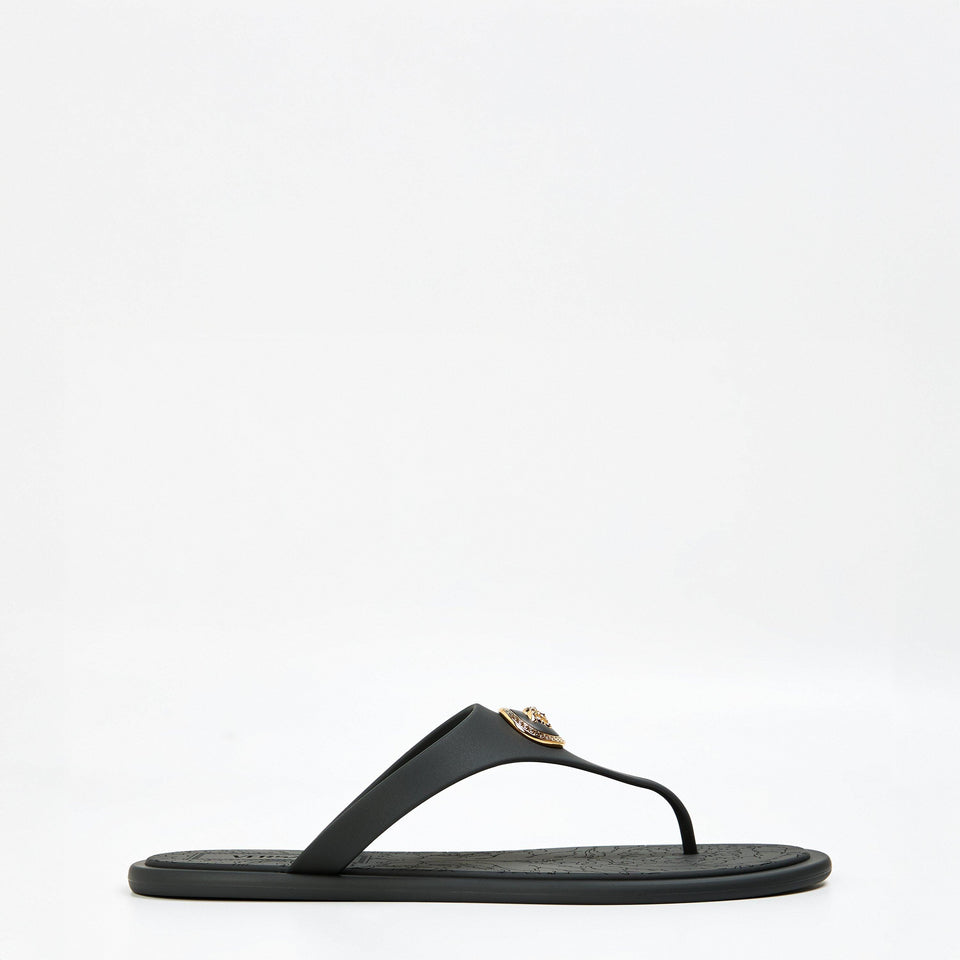 Alia Rubber Flat Sandals
