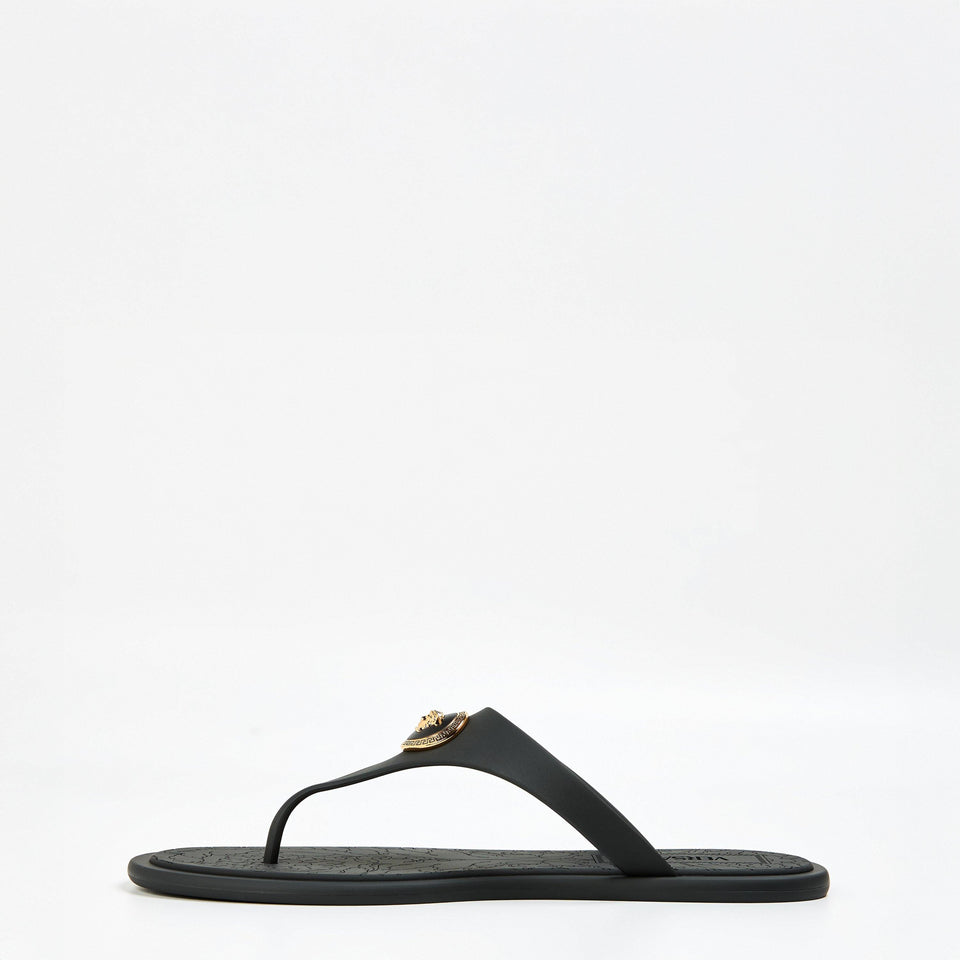 Alia Rubber Flat Sandals