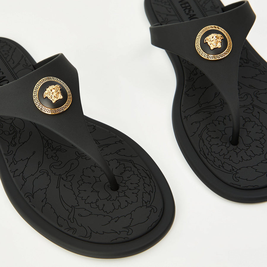 Alia Rubber Flat Sandals