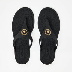 Alia Rubber Flat Sandals
