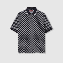 GG cotton piquet jacquard polo shirt