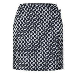 Abstract Wrap Skirt