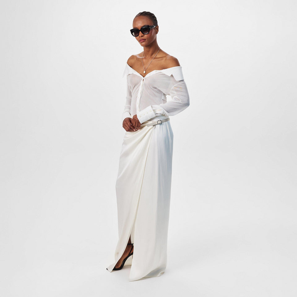 Silk Maxi Skirt